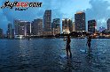 pddle-board, miami-skyline